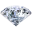 Icône Diamant Taillé